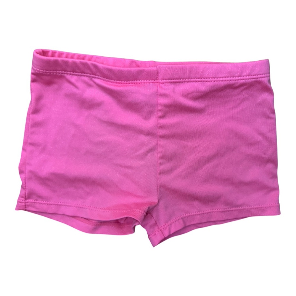 Pink Freestyle gymnastics or dance shorts - size 6/6x
